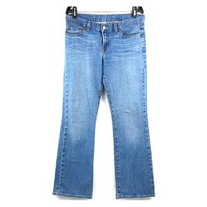 LUCKY BRAND Billie Dungarees Mid-Rise Flare Jeans